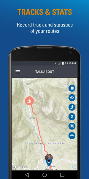 Motorola Talkabout - Image screenshot of android app