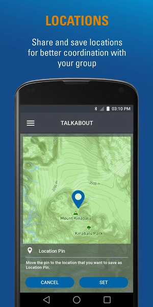 Motorola Talkabout - Image screenshot of android app