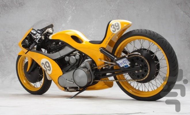 والپیپر زنده موتورسیکلت بسیار شیک - عکس برنامه موبایلی اندروید