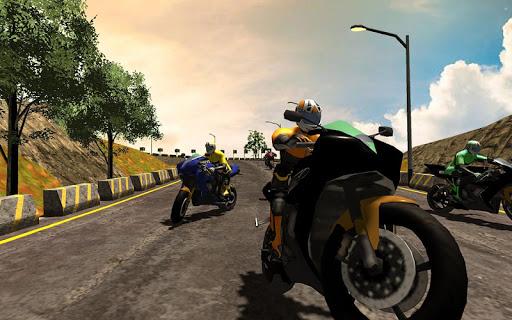 Mountain Moto Bike Racing Game - Gameplay image of android game