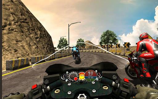 Mountain Moto Bike Racing Game - Gameplay image of android game