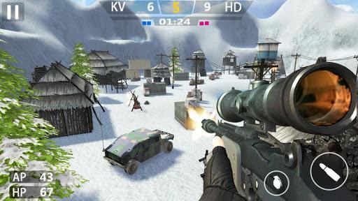 Mountain Sniper Frontline Mission - Gameplay image of android game