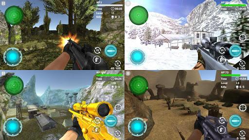 Mountain Sniper Shooting - Gameplay image of android game