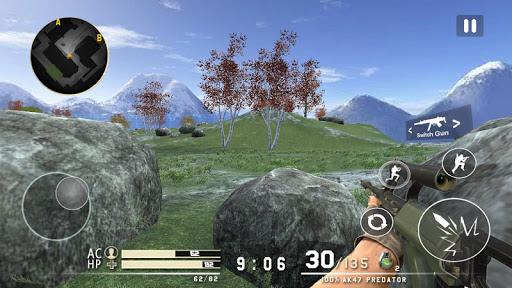 Mountain Sniper Shooting - Gameplay image of android game