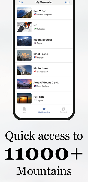 Mountain-Forecast.com - عکس برنامه موبایلی اندروید