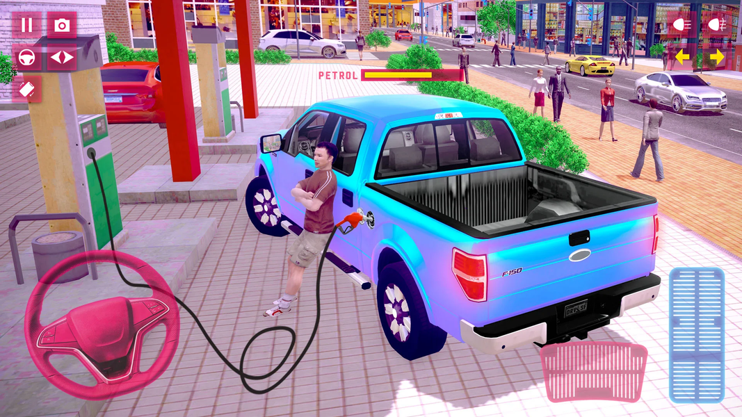 Offroad Pickup Truck 4x4 games - Gameplay image of android game