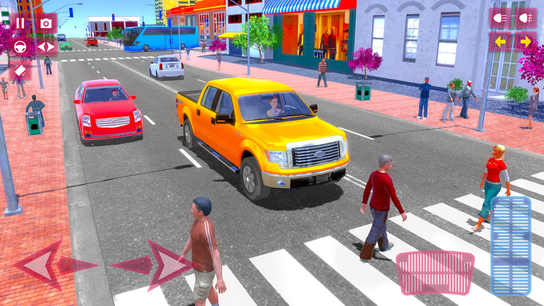 Offroad Pickup Truck 4x4 games - Gameplay image of android game