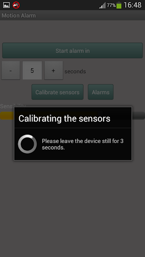 Motion Alarm (Anti-Theft) - Image screenshot of android app