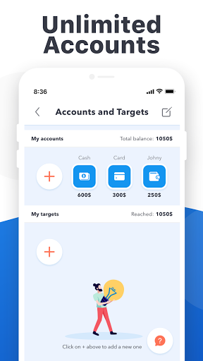 Expense tracker, Money manager & Budget planner - عکس برنامه موبایلی اندروید