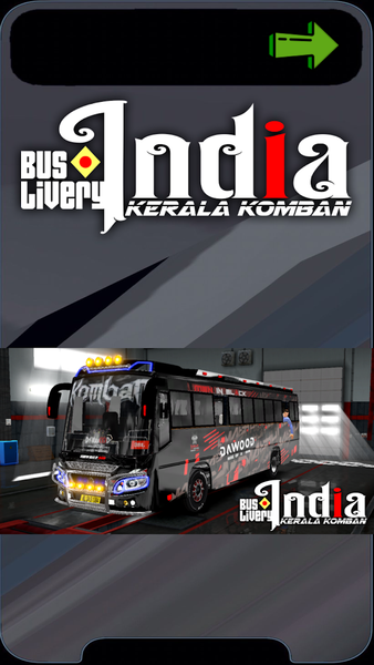Bus Livery India Kerala Komban - Image screenshot of android app
