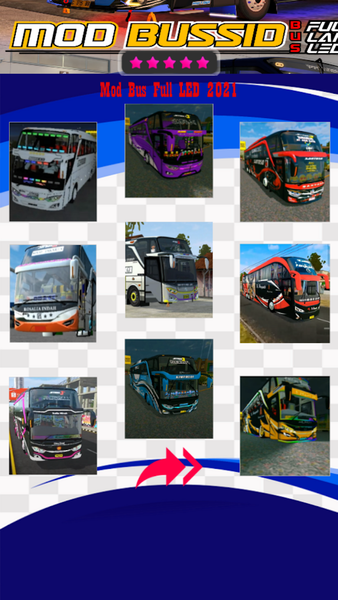 Mod Bussid Bus Full Lampu LED - Image screenshot of android app