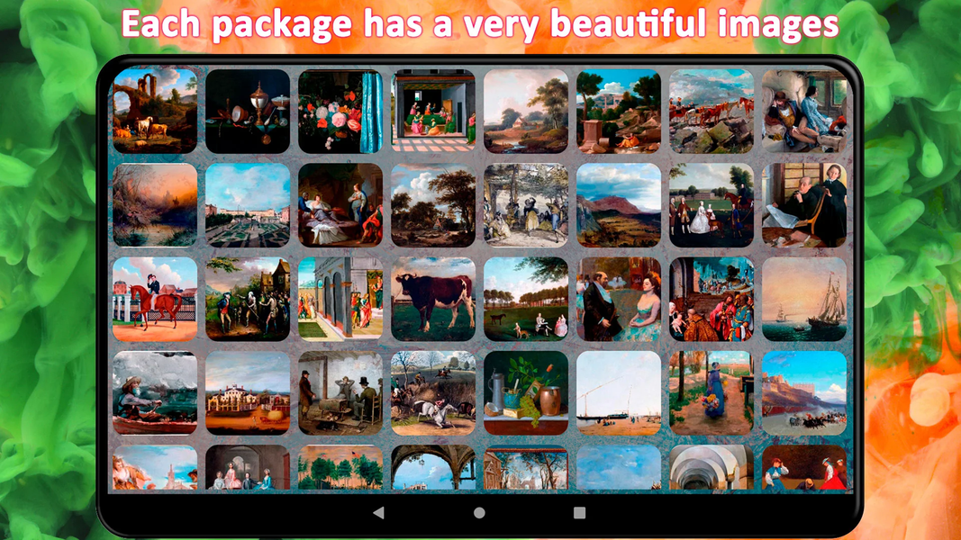 19th Century Paintings Switch Puzzle - Gameplay image of android game