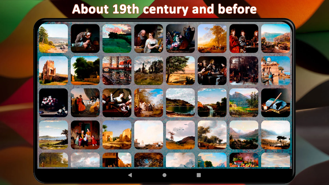 19th Century Paintings Switch Puzzle - Gameplay image of android game
