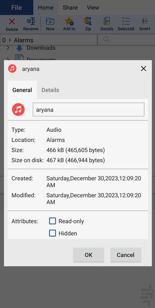 فایلهای من - عکس برنامه موبایلی اندروید