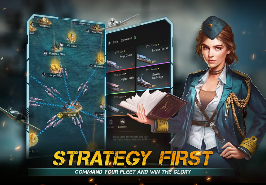 Fleet Command ۳D - عکس بازی موبایلی اندروید