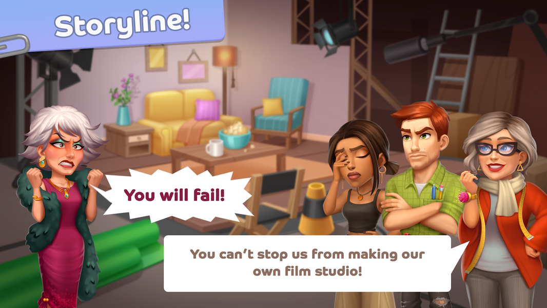 Movie Merge - Hollywood World - عکس بازی موبایلی اندروید