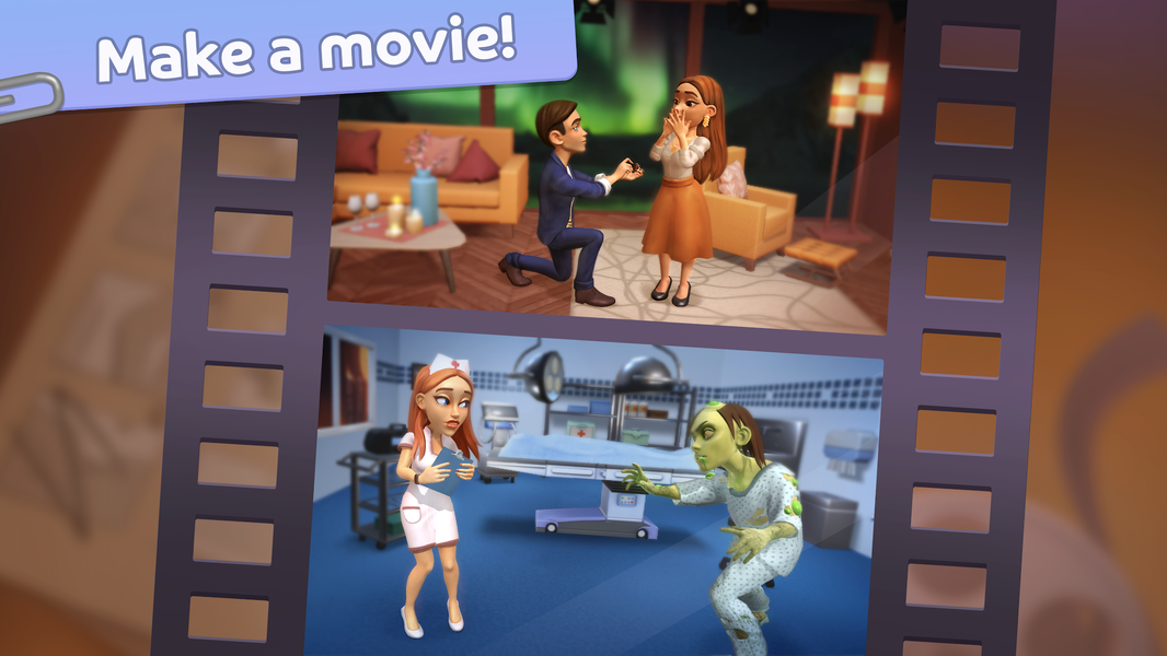 Movie Merge - Hollywood World - عکس بازی موبایلی اندروید