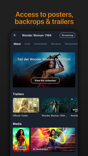 Moviebase: Movies & TV Tracker - عکس برنامه موبایلی اندروید