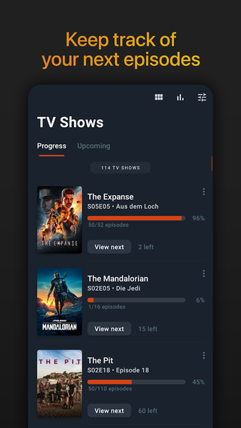 Moviebase: TV & Movie Tracker - عکس برنامه موبایلی اندروید