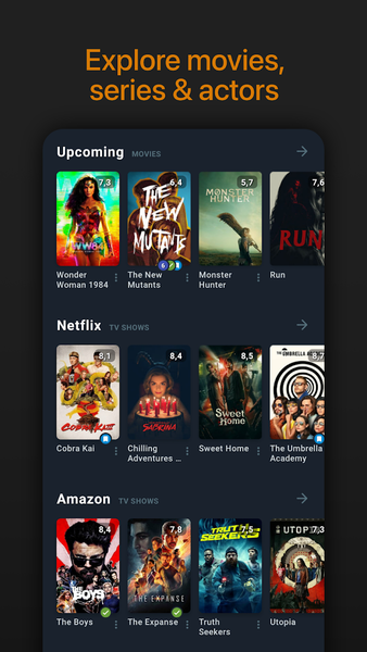 Moviebase: Movies & TV Tracker - Image screenshot of android app