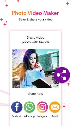 Photo Video Maker with Music - عکس برنامه موبایلی اندروید