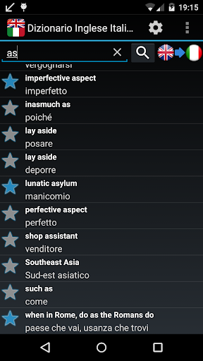 Offline English Italian Dictio - Image screenshot of android app