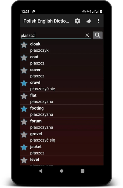 English Polish Dictionary OFFL - عکس برنامه موبایلی اندروید