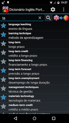 Offline English Portuguese Dictionary - عکس برنامه موبایلی اندروید