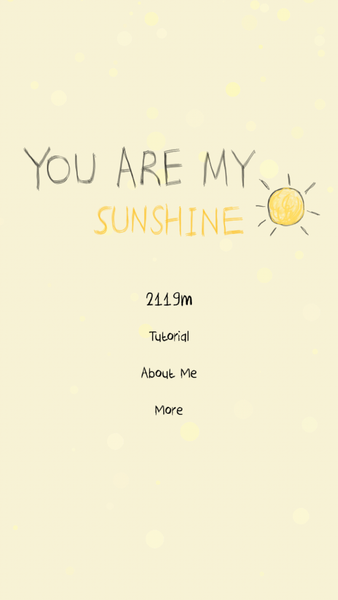 You Are My Sunshine - Gameplay image of android game