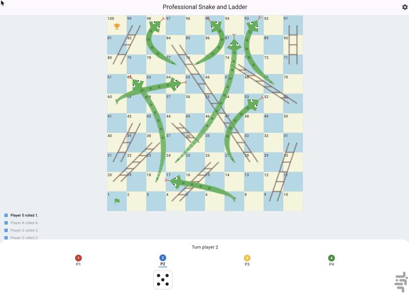 مار و پله - Gameplay image of android game