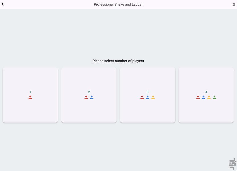 مار و پله - Gameplay image of android game