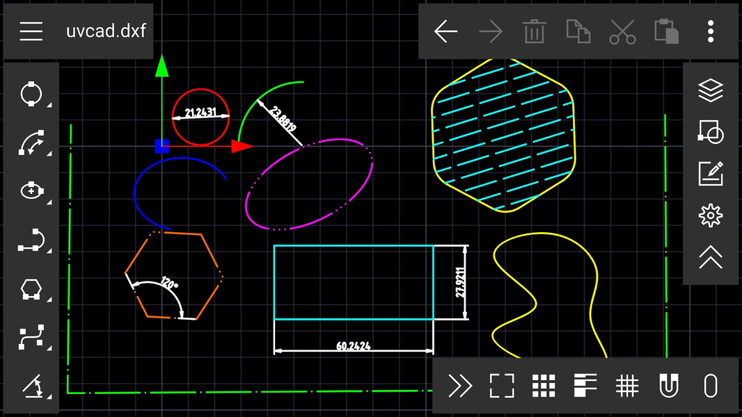 UVCAD - CAD 2D Draw & Drafting - عکس برنامه موبایلی اندروید