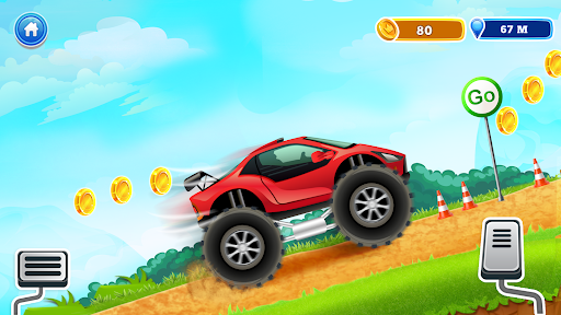 Uphill Races Car Game For Boys - Gameplay image of android game