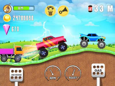 Kids Monster Truck Racing Game Game for Android - Download