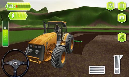Harvest Farm Tractor Simulator - Gameplay image of android game