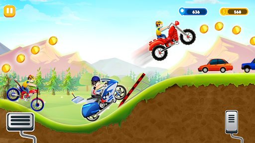 Bike Hill Racing Game For kids - عکس برنامه موبایلی اندروید