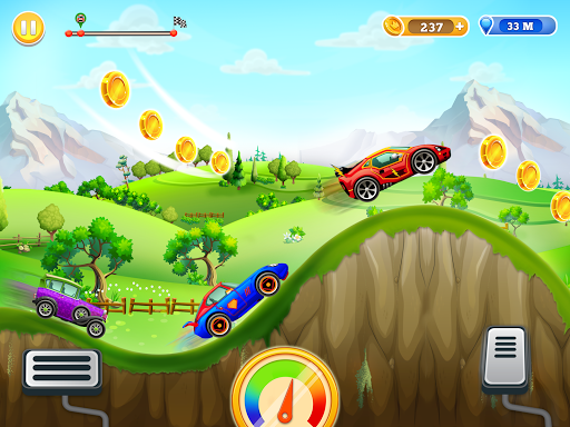 Hill Racing Car Game For Boys - عکس بازی موبایلی اندروید