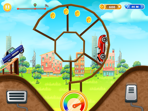 Hill Racing Car Game For Boys - Gameplay image of android game