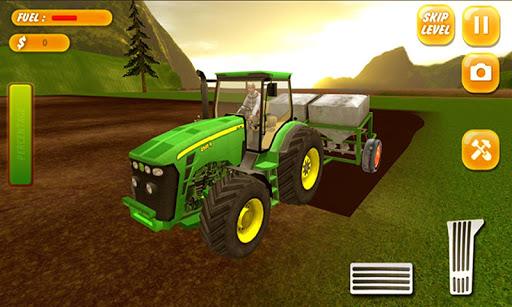 Tractor Farming Simulator 2017 - Gameplay image of android game