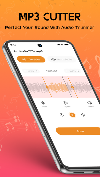 MP3 Cutter: Music Editor App - عکس برنامه موبایلی اندروید