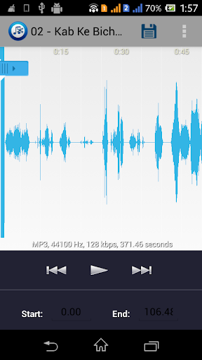 Mp3 Cutter Bolo - Image screenshot of android app