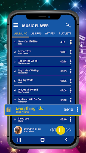 Music player - Image screenshot of android app