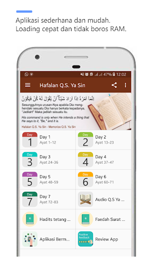 hafalan surat Yasin offline - Image screenshot of android app