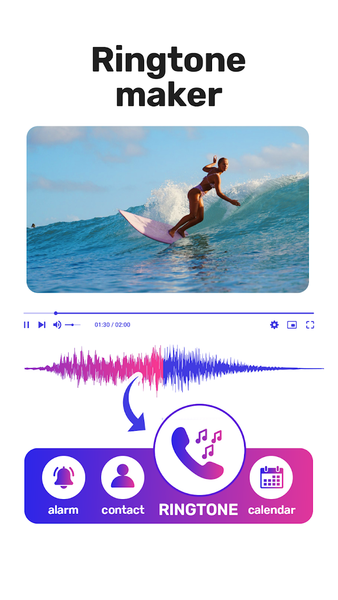 Video to audio, mp۳ converter - عکس برنامه موبایلی اندروید