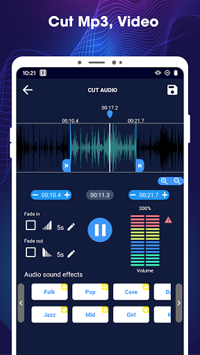 Music Editor: Mp3 Cutter, Mix - Image screenshot of android app