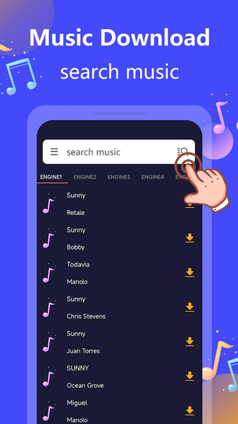 Mp3 Music Downloader All Songs - عکس برنامه موبایلی اندروید