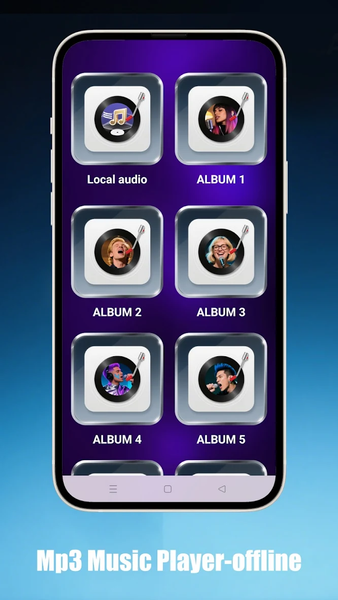 Mp۳ Music Player-offline - عکس برنامه موبایلی اندروید