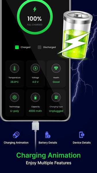 Charging Animation App - عکس برنامه موبایلی اندروید