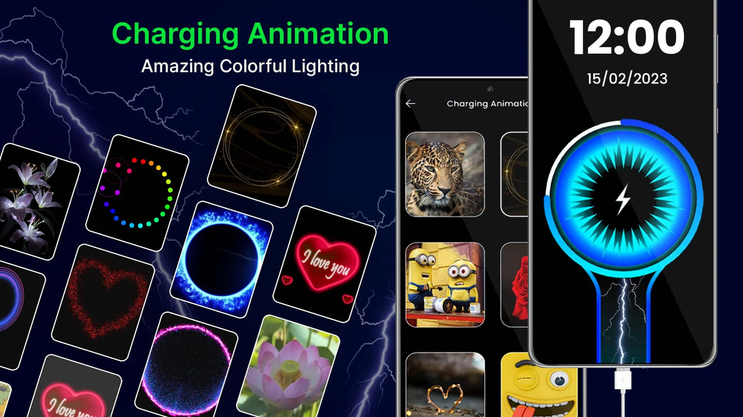 Charging Animation App - عکس برنامه موبایلی اندروید