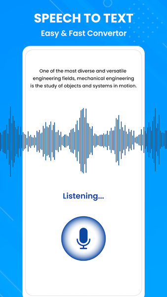 Transcribe - Speech to Text - Image screenshot of android app